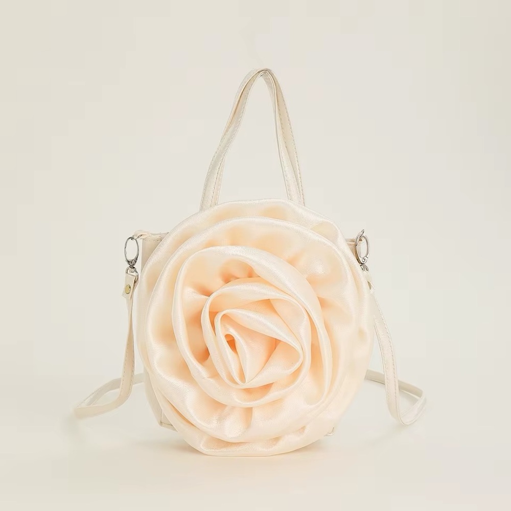 Rosette Bridal Bucket Bag